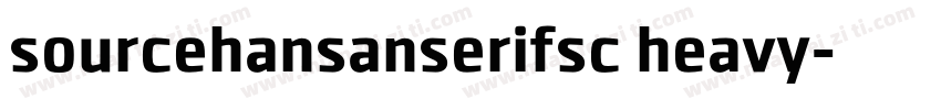 sourcehansanserifsc heavy字体转换